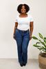 Immagine di CURVY GIRL STRAIGHT LEG BLUE JEANS